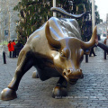 Popular Designs Famous Small Bronze Wall Street Bull Sculpture